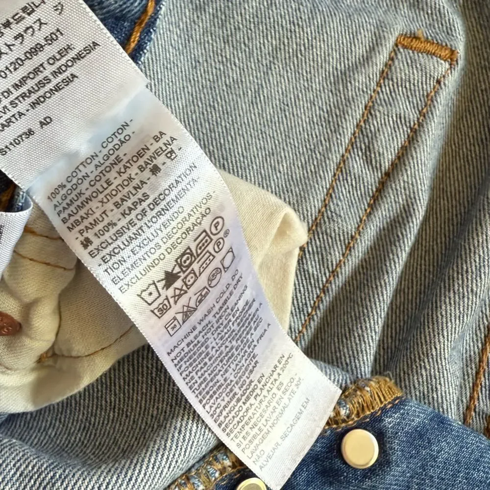 Levi’s 501 34x34 Classic Straight Blue Men's Jeans 100% Cotton Button Fly